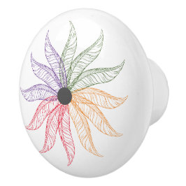 Puxar Gaveta - Penas Coloridas