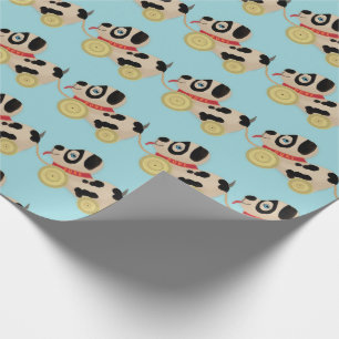 Puxe em torno do duque papel de embrulho