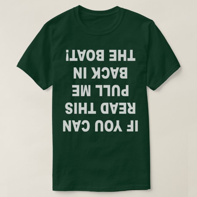 Puxe-Me De Volta Para A Camisetas engraçadas Do Ba (Frente do Design)