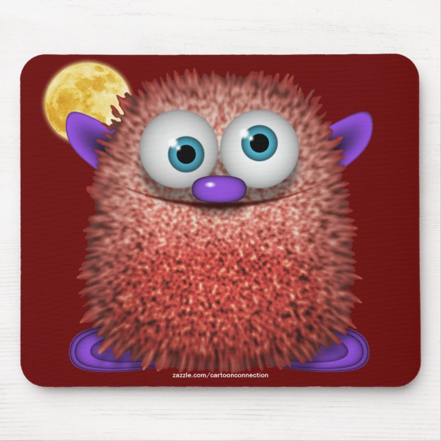 Puxem o Bumbum e a lua, crianças, Mousepad (Frente)