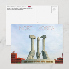 Pyongyang, cartão postal da Coreia do Norte