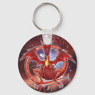 Pyrope Cosmic Dragon Chaveiro