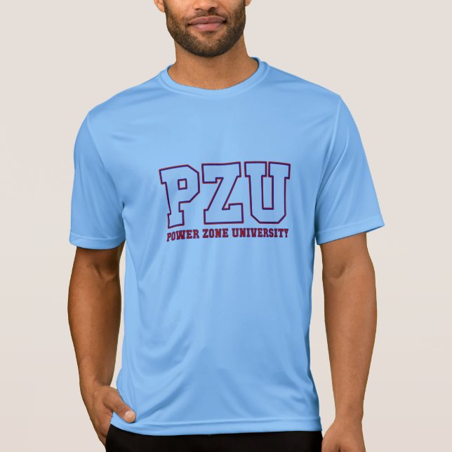 PZU - T-shirt azul 2 (Frente)