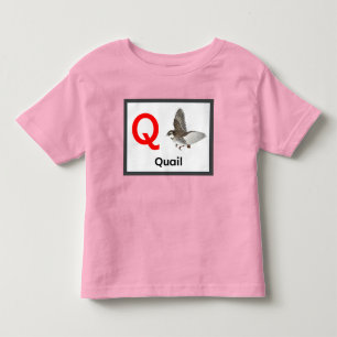 Q é para codorniz T-Shirt