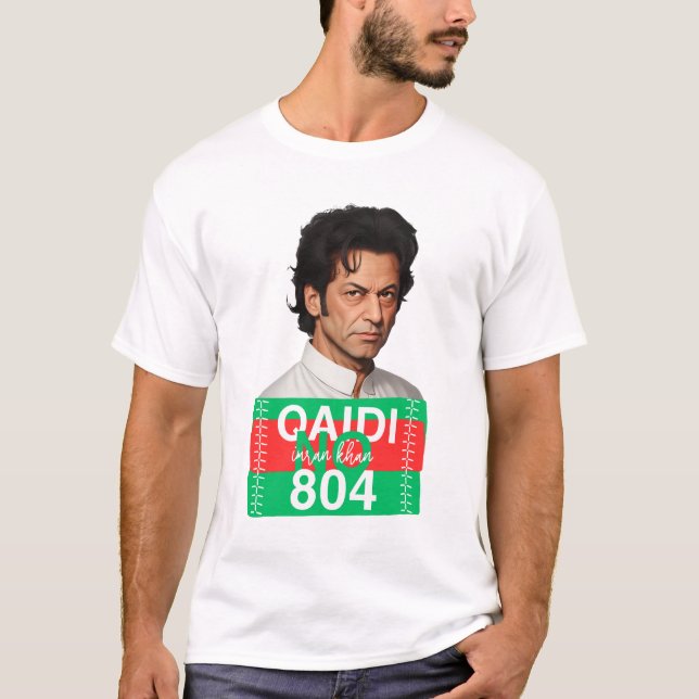 Qaidi N.o 804 Imran Khan T-Shirt (Frente)