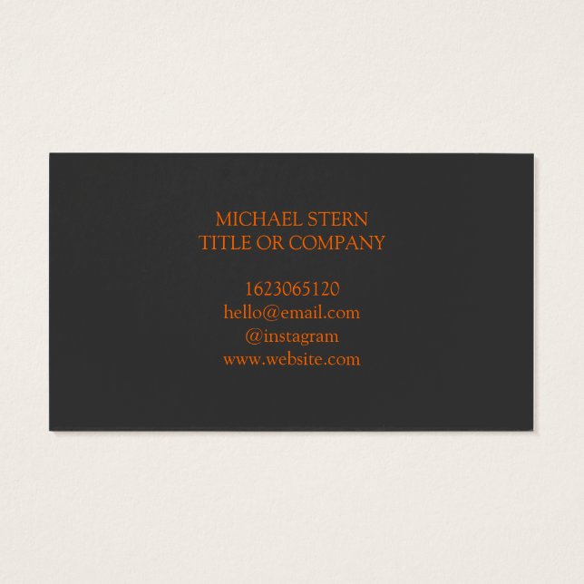 QR Code Business Card  Modern Professional  (Verso)