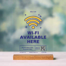 Qr Code Business Name Detalhes mínimos do wifi