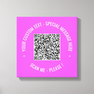 QR Code Canvas Imprimir Informações de Digitalizaç