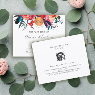 QR CODE Orçamento convite para casamento elegante