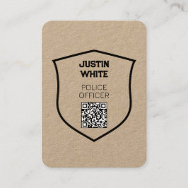 🛡️ QR Policial Cartão de visita