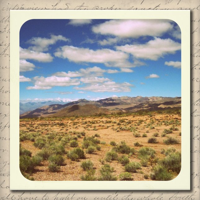 Quadrado 4x4 Foto Retro Estilo Moldura (4x4 Square Retro Framed-Style Photo)