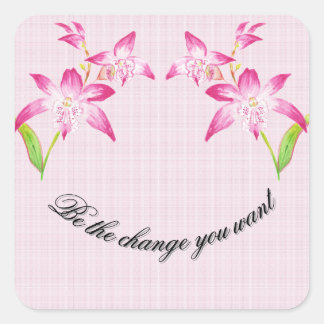 Quadrado adesivo aconchegante