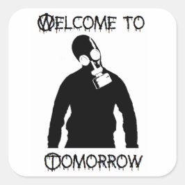 Quadrado Adesivo Anarquista Tóxico