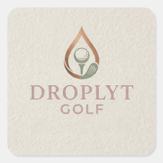 Quadrado Adesivo Assinatura Droplyt Golf