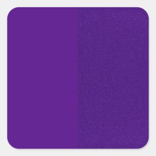 Quadrado Adesivo Brilhante Roxo Personalizado Dividido