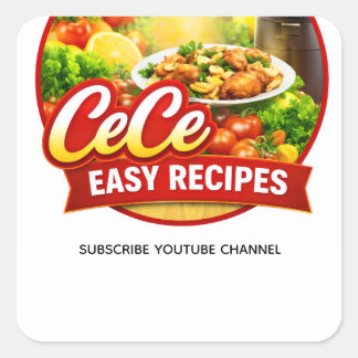 Quadrado Adesivo Cece Easy Recipes
