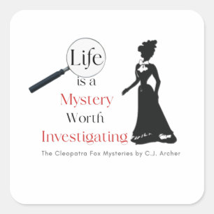 Quadrado adesivo Cleopatra Fox Mystery