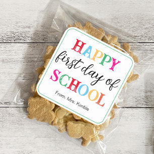 Quadrado Adesivo Colorido da Escola de Quadro Branco (Quadr