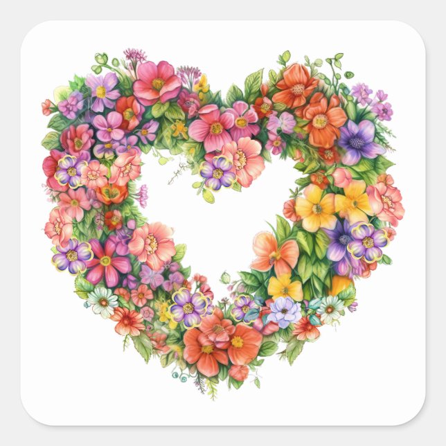 Quadrado Adesivo correspondente para papelaria (Frente)