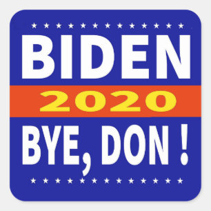 Quadrado Adesivo da campanha Joe Biden