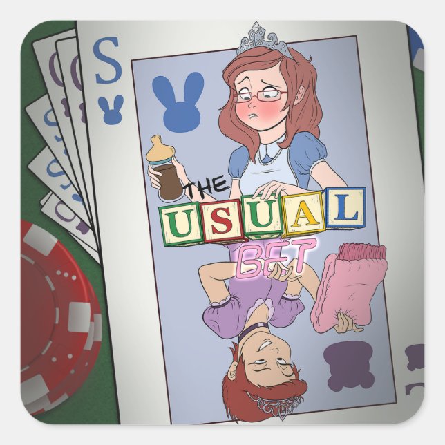 Quadrado Adesivo da Capa da Aposta Usual 2019-2020 (Frente)