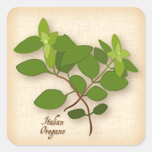 Quadrado Adesivo da Praça Orégânica Italiana