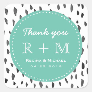 Quadrado Adesivo de Abstrato de Padrões de Casamento de Á