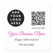 Adesivo de Código QR para Negócios de Catering Pin
