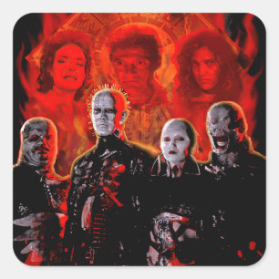 Quadrado Adesivo de Horror Cenobitas – Arte Culta Gótica