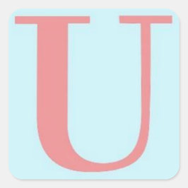 Quadrado Adesivo de logotipo não escrito