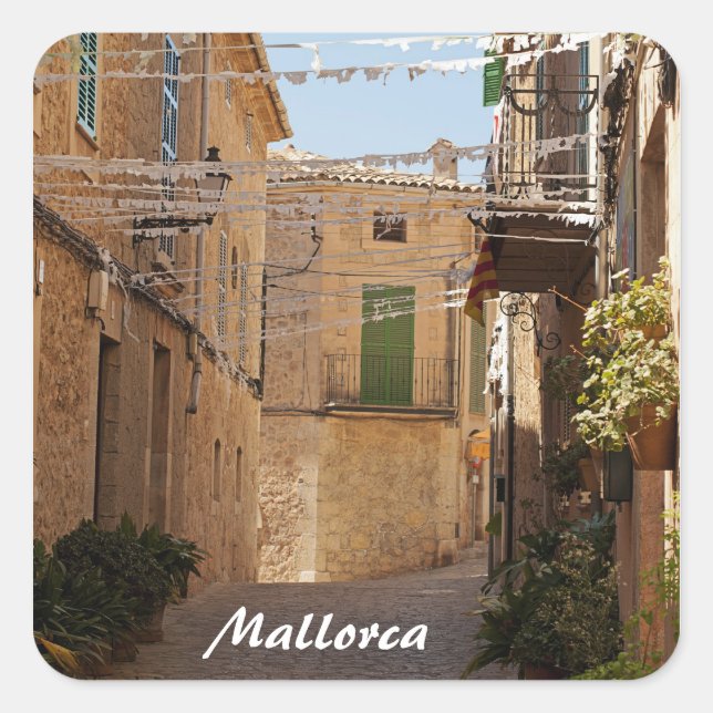 Quadrado Adesivo de Maiorca (Frente)