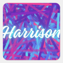 Adesivo de Nome Personalizado – Harrison – Etiquet