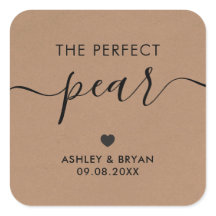 Adesivo de Pera Perfeita, Marcador de Presente, Kr