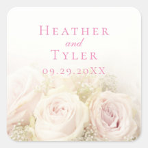 Adesivo de Rosas de Casamento