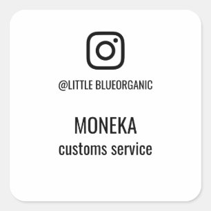 Quadrado Adesivo do Instagram   Seu Adesivo do Instagram