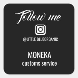 Quadrado Adesivo do Instagram | Seu adesivo do Instagram