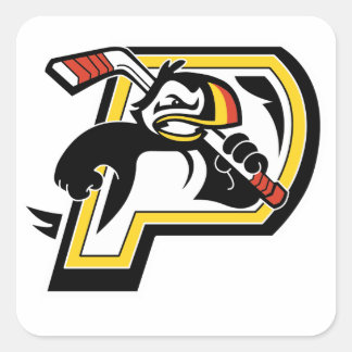 Quadrado Adesivo do logotipo do Puffins Hockey Club