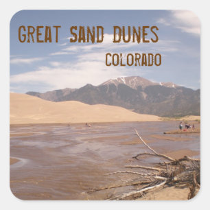 Quadrado adesivo excelente Sand Dunes Colorado