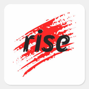 Quadrado Adesivo Gráfico Garra de Tigre Ascendente – Rua Se