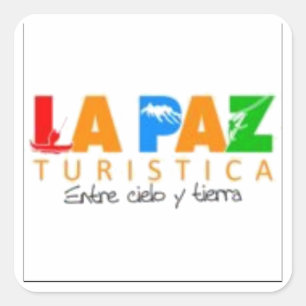 Quadrado Adesivo La Paz turistica