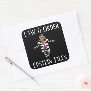 Quadrado Adesivo Law & Order