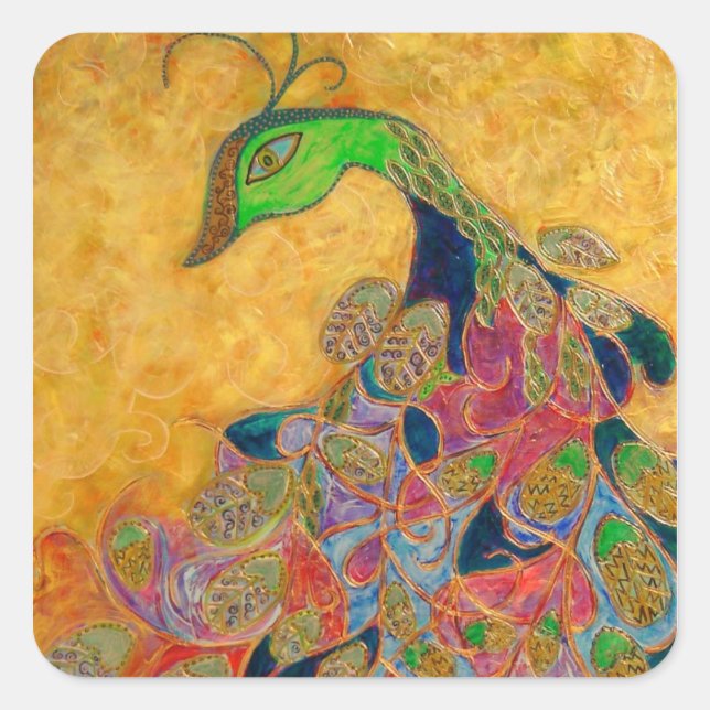 Quadrado adesivo midas (pintura) (Frente)
