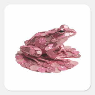 Quadrado Adesivo Motivo SAPO Rosa PINK Snappy