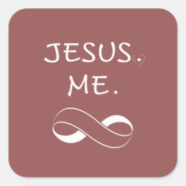 Quadrado Adesivo Mulheres Cristãs Jesus Me Selos Cartões