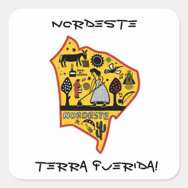 QUADRADO ADESIVO NORDESTE (Frente)