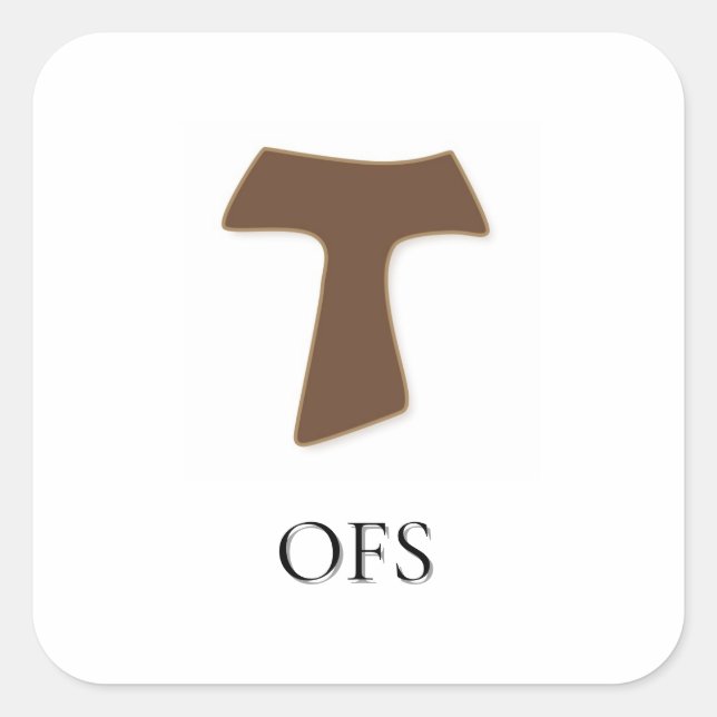 Quadrado Adesivo OFS Tau (Frente)