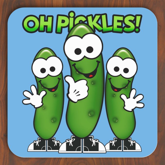 Quadrado Adesivo Oh Pickles (Criador carregado)