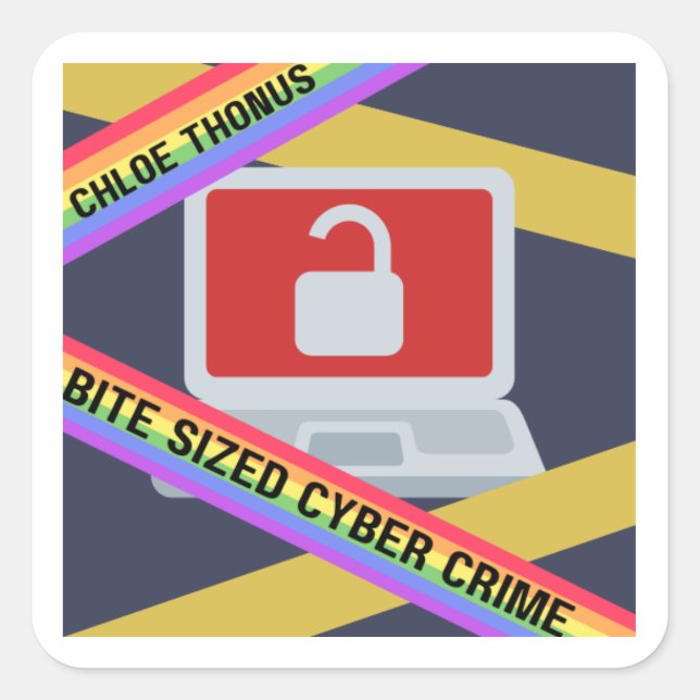 Quadrado adesivo orgulho gay (Frente)