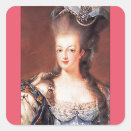 Quadrado Adesivo Paris Francês Marie Antoinette