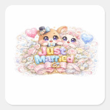 Adesivo Pastel de Animais Fofos Casais Kawaii Recé